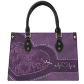 Grandma's Little Sweethearts - Birthday, Loving Gift For Grandmother, Mother, Mom - Personalized Leather Bag