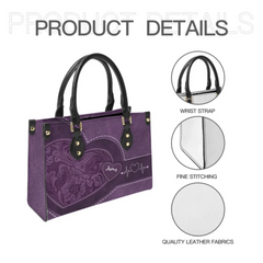 Grandma's Little Sweethearts - Birthday, Loving Gift For Grandmother, Mother, Mom - Personalized Leather Bag