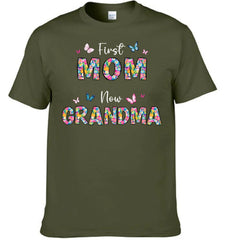 First Mom Now Grandma Floral - Personalized Clothes - Gifts for Family