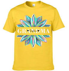 Comfort Colors® Grandma Flower Color Trend Shirt, Gift For Grandma T-Shirt