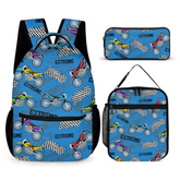 Motorcycle Racing - Personalized Name Backpack