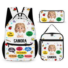 I'm Kind I'm Brave - Personalized Backpack copy