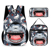 Customized Children'S Shark Backpack With Personalized Name-A Gift For Boys At The Beginning Of School Season