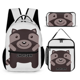 Personalized Custom Name Animal Backpack - Personalized School Season Gifts for Kids Who Love Critters
