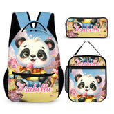 Cute Little Panda Custom Backpack - Personalized Name - Back-to-school Gifts
