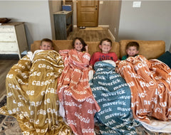 Personalized Name Custom Blanket for Baby, Kids, Youth Or Adult |Joliny