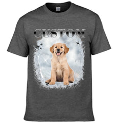 Laser Pet Family Photo - Customized Picture Unisex Clothes - A Gift For The Pet Owner