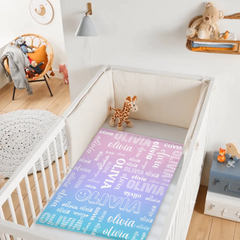 Personalized Custom Name Blanket - Gifts For Family