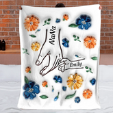 Mom, You Are My Hero Customized Family Love Blanket - Personalized Children Names - Gift For Mom, Grandma