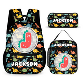 Children's Style Multi-element Customized Backpack - Personalized Name - School Season Gift