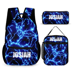 Personalized Lightning Children's Backpack β Personalized Name Backpack β Back-to-School Gift