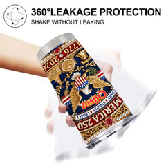Customized USA 250th Anniversary Eagle Thermos Cup - Personalized Name - Patriotic Gift For Him