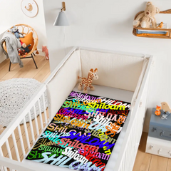 Personalized Graffiti Name Blanket - Custom Street Art Style & Name - Gift For Kids, Teens & Adults
