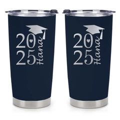 Customized Graduation Season Thermos Cup - Personalized 2025 Graduation Logo Commemorative Thermos Cup - A Commemorative Gift For Family,Friend,BFF,Graduate