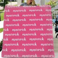 Personalized Name Custom Blanket for Baby, Kids, Youth Or Adult |Joliny