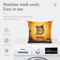 Custom Initial & Name Pillow – Personalized Letter Cushion with Name – Gift for Kids, Girls & Boys