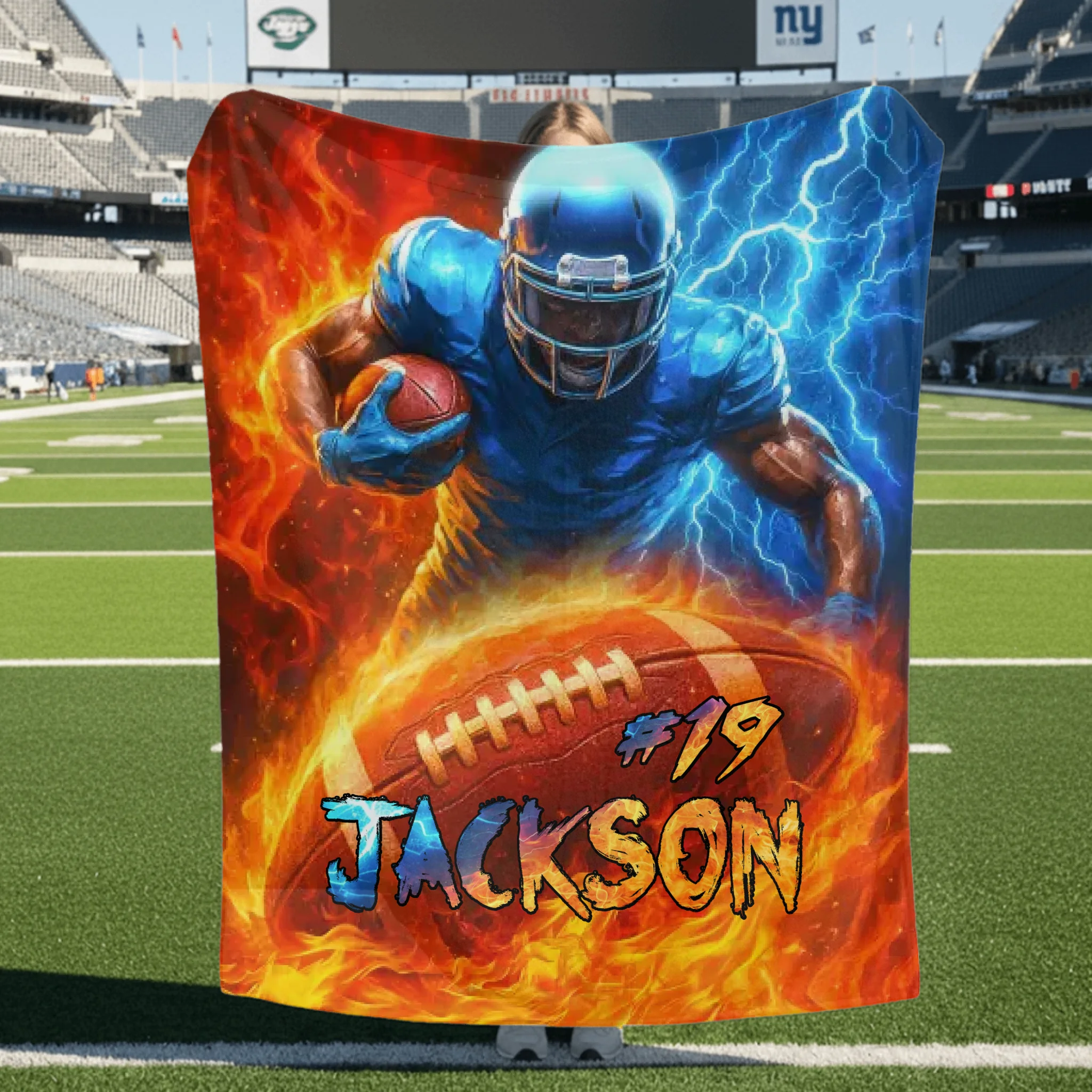 sport theme blanket