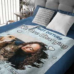 We Are Charging Customized Pet Blanket - Personalized Photo - Gift For Pet Lovers, Owners