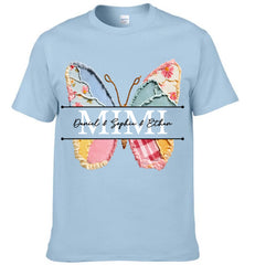 Comfort Colors Customized Mimi Clothing - Personalized Nickname And Names Floral Butterfly Design Clothes- Grandma Gift with Grandkids Names