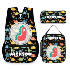 Children's Style Multi-element Customized Backpack - Personalized Name - School Season Gift